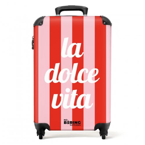 Quotes - La dolce vita tomatenrood en bloesemroze
