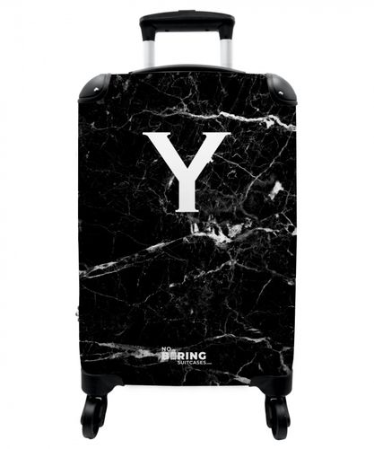 Letter Y - Marmer - Zwart - Marmerlook