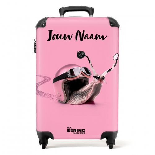 Koffer met naam – Escar-Go - Roze