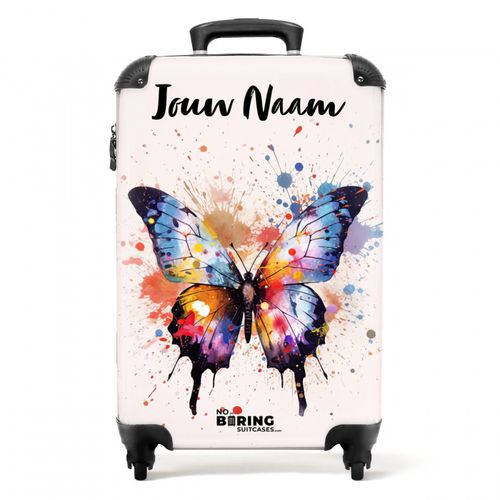 Koffer met naam – Vlinderexplosie
