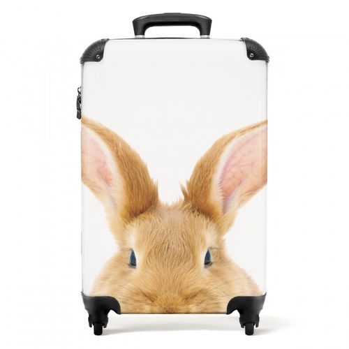 NBS - Handbagage koffer - Kinderen Unisex - Snuffels met Tevreden Hoofd