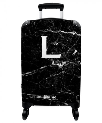 Letter L - Marmer - Zwart