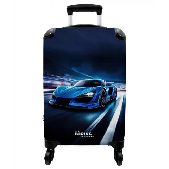 Koffer - Blauwe blitz