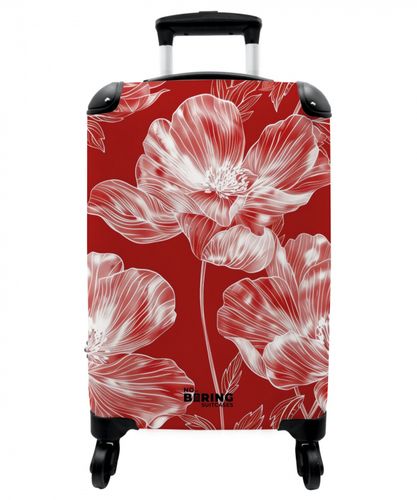 Vintage bloemen - Rood