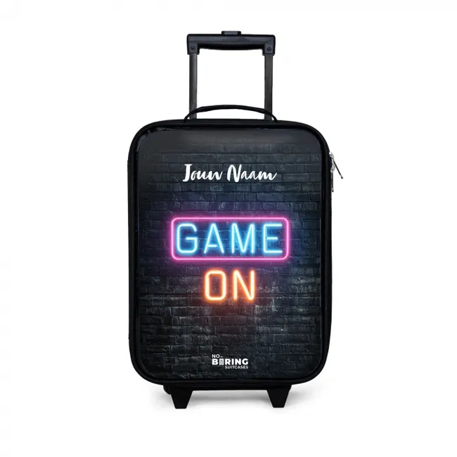 Kinderkoffer met naam - Game - Neon - Muur