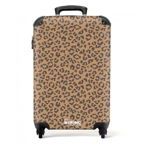 Dieren print panter bruin