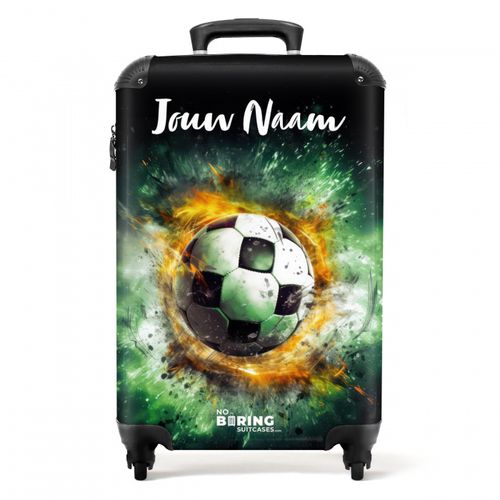 Koffer met naam – Voetbal on fire