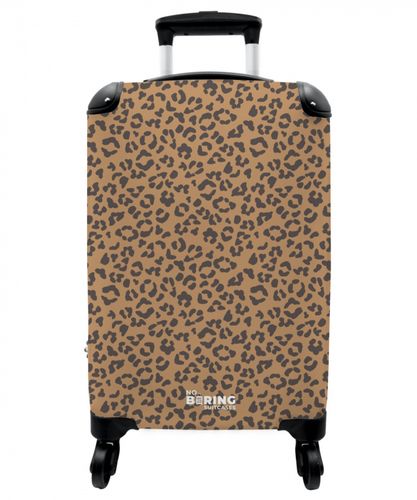 Dieren print panter bruin
