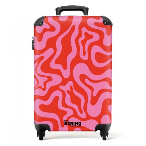 Abstract - Organisch Roze/Rood