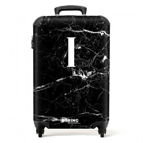 Marmer - Letter I - Marmer look - Zwart