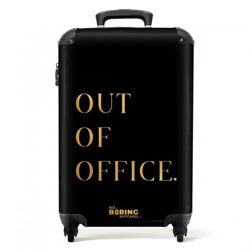 Quotes - Out of office - Goud - Vakantie - Zwart