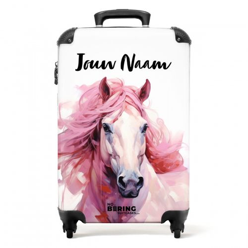 Koffer met naam – Pastel Praalpaard