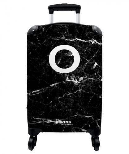 Marmer - Letter O - Zwart - Luxe