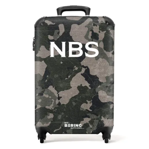 Groen camouflagepatroon met zandkleur