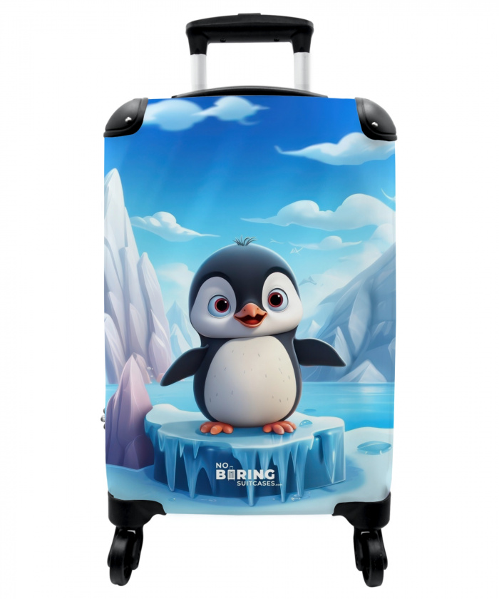 Pietertje pinguïn Koffer - NBS - Handbagage middel -3d