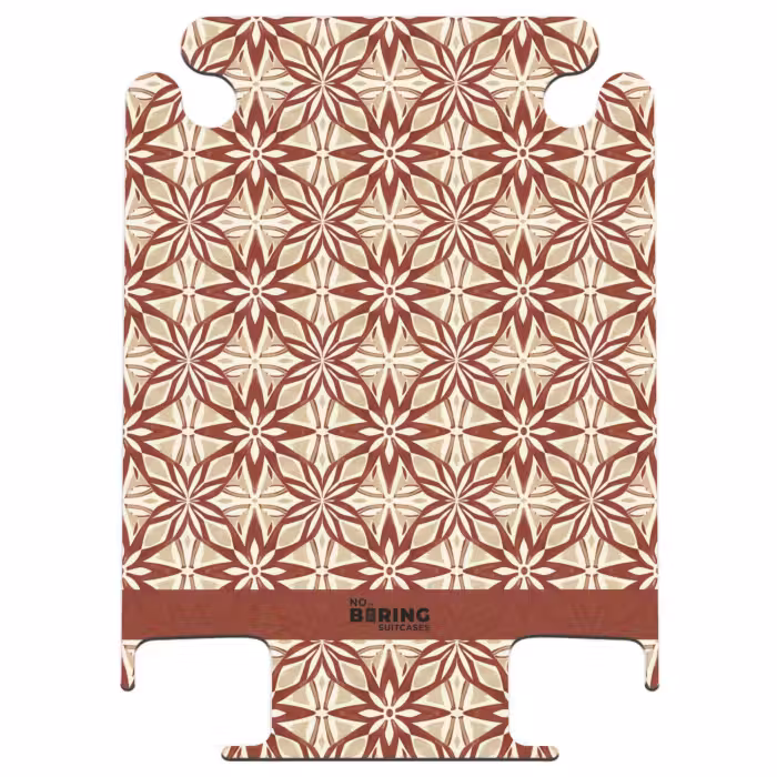 CaseSwap - Bordeauxrood - Geometrisch - Tegel - Patroon