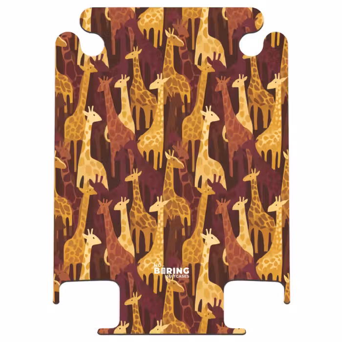 CaseSwap - Bruin - Giraffen - Safari - Patroon