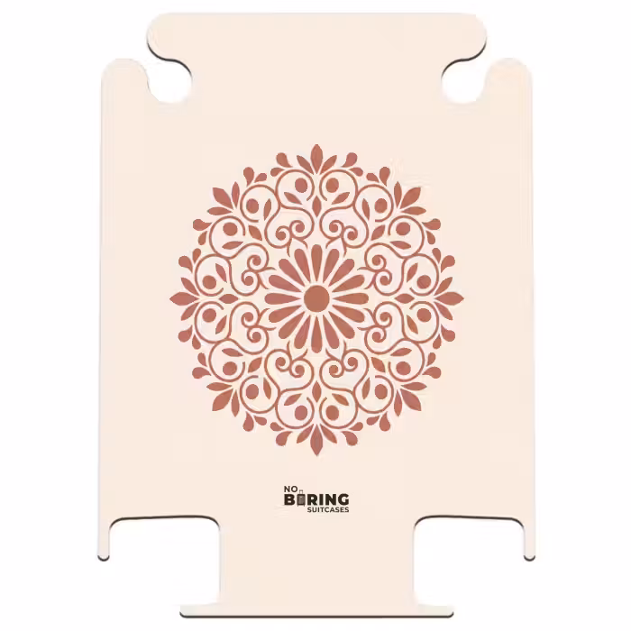 CaseSwap - Decoratie - Cirkel - Symmetrisch - Modern - Roodbruin