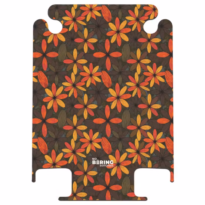CaseSwap - Oranje - Retro - Bloemen - Herfst