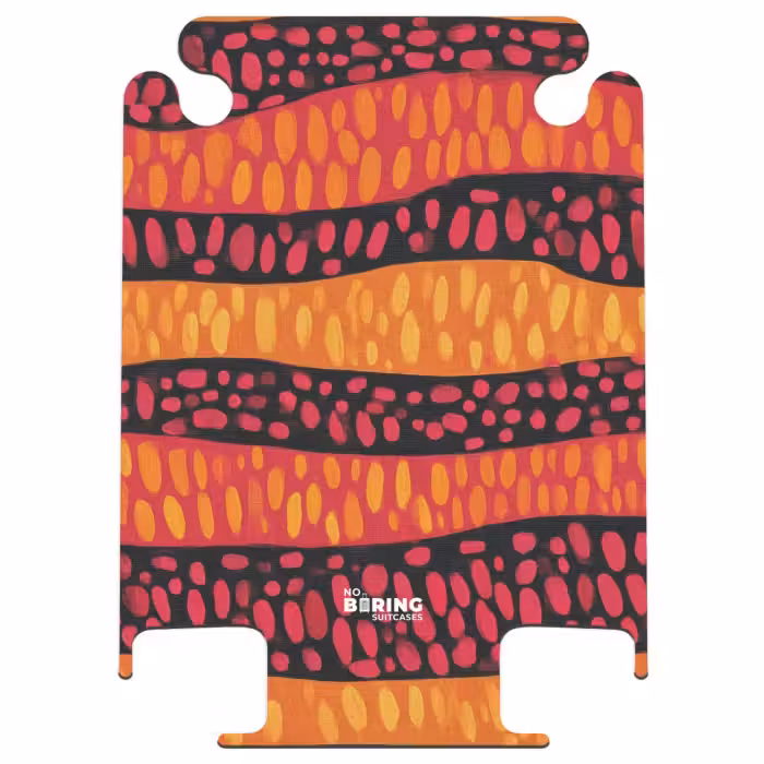 CaseSwap - Oranje - Roze - Expressief - Patroon