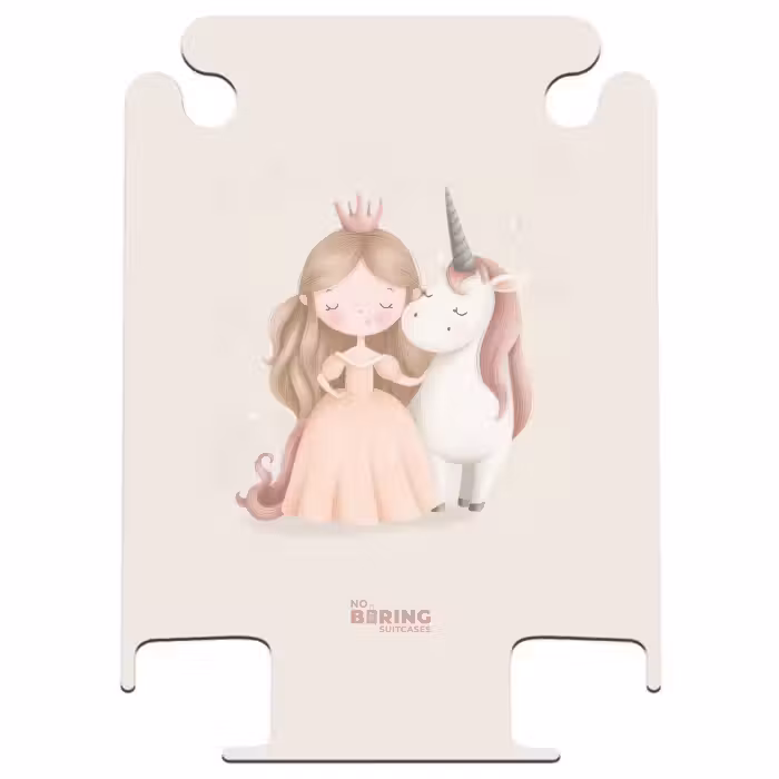 CaseSwap™ - Prinses en een eenhoorn in pastel kleuren