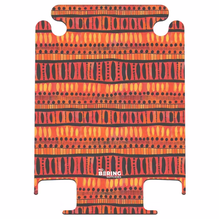CaseSwap - Rood - Oranje - Etnisch - Expressief - Patroon