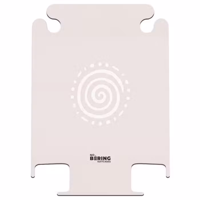 CaseSwap - Symbool - Spiraal - Abstract - Minimalistisch - Beige