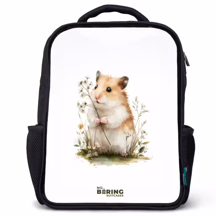Kinderrugzak - Zwart - Dier - Natuur - Hamster