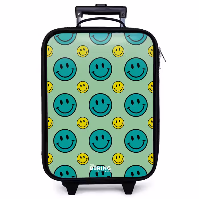 Kinderkoffer - All smiles groen