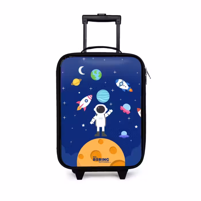 Kinderkoffer - Astronaut op een planeet