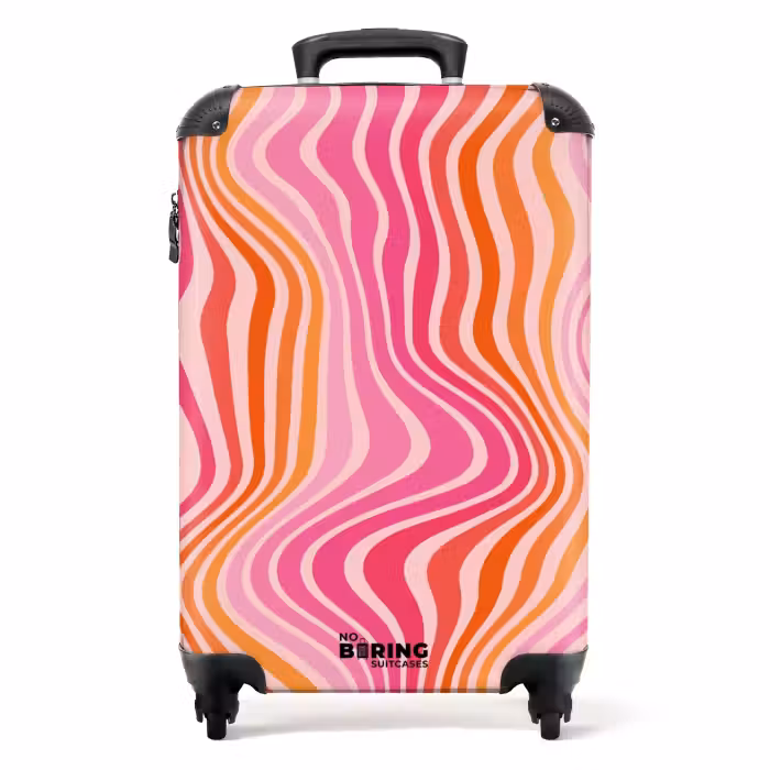 Koffer - Abstract - Kleurrijke golven