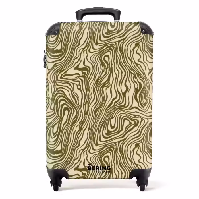 Koffer - Abstract - Marmer - Groen