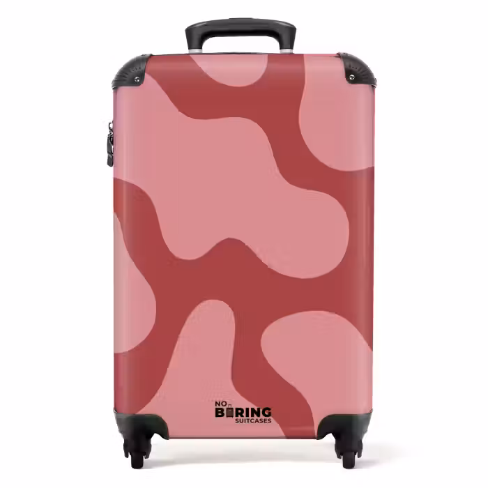 Koffer - Abstract - Roze vormen