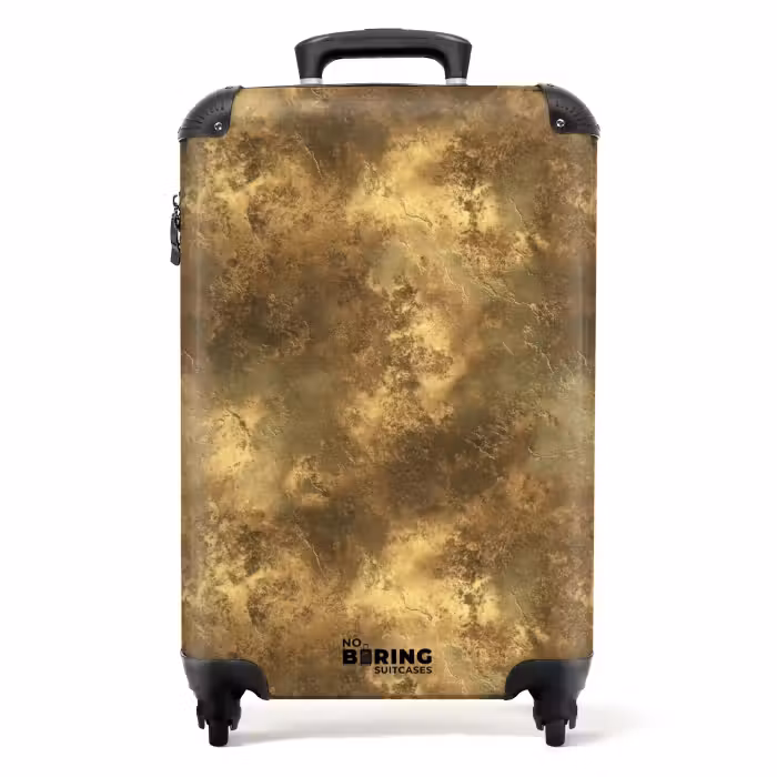 Koffer - Antiek - Metaallook - Goud