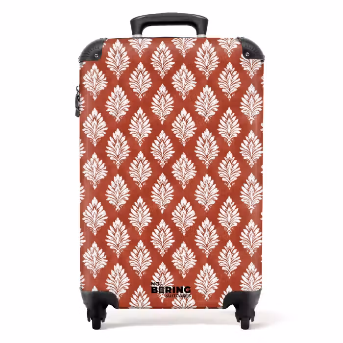 Koffer - Barok print rood