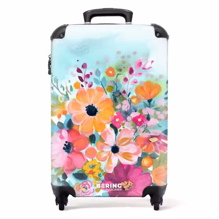 Koffer - Bloemen - Kleuren - Boeket - Natuur