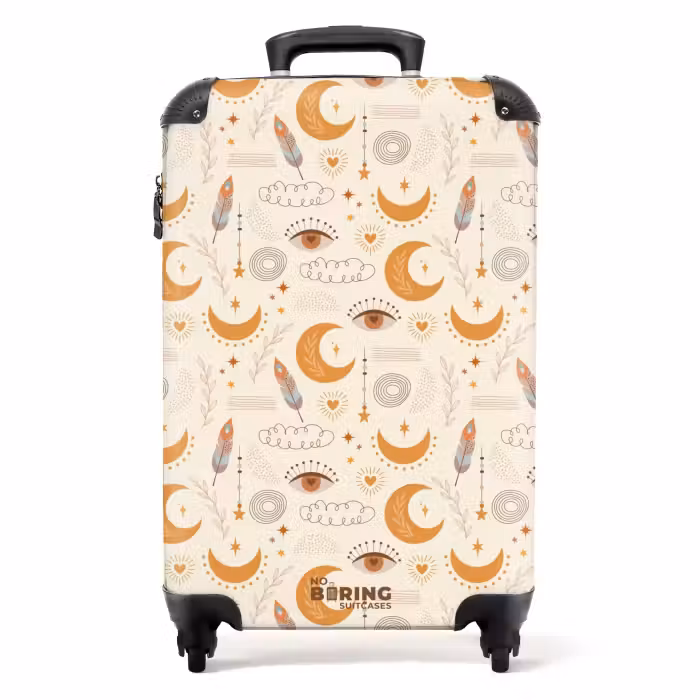 Koffer - Boho - Maanpatroon