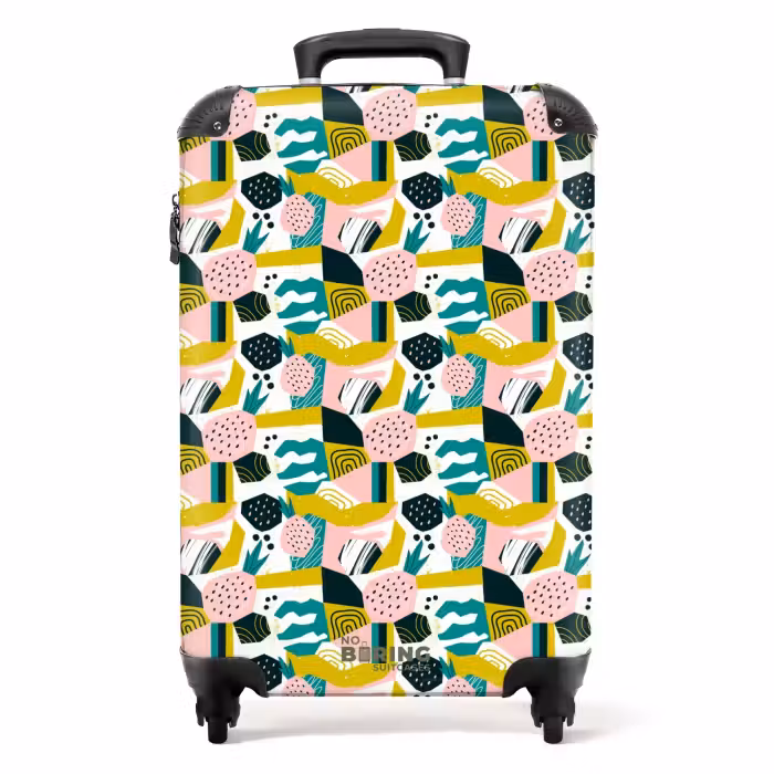 Koffer - Fruitige jungle collage