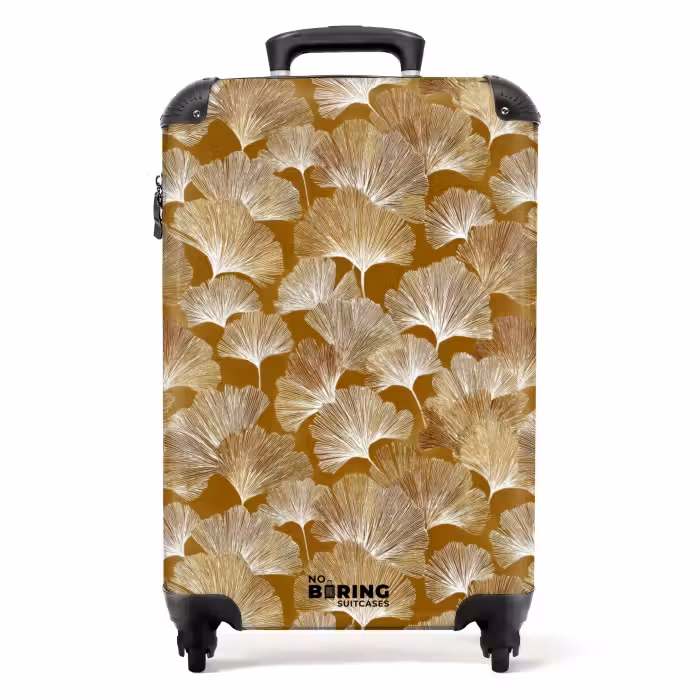 Koffer - Ginkgo - Bladeren - Goud