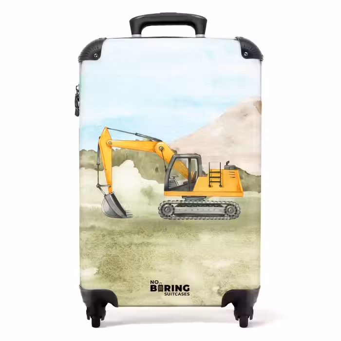 Koffer - Graafmachine in de natuur