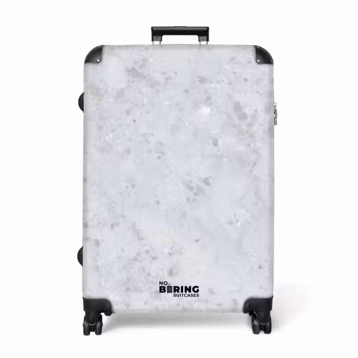 Koffer - Grijs - Terrazzo-effect - Beton