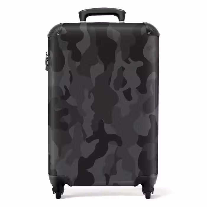Koffer - Groene camouflage print
