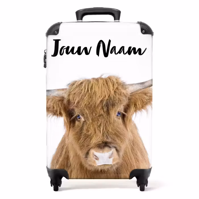 NBS - Handbagage koffer - Kinderen Unisex - Halbe Hooglander