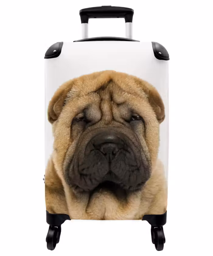 Koffer - Hondje met Boos Hoofd