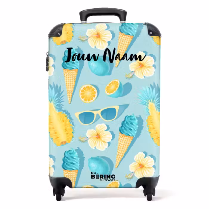 Koffer met naam - Ibiza icecream