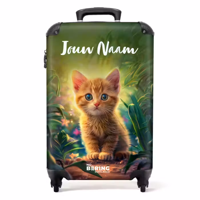 Koffer met naam - Kees kitten