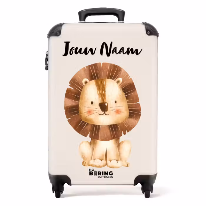 Koffer met naam - Lamar Leeuw