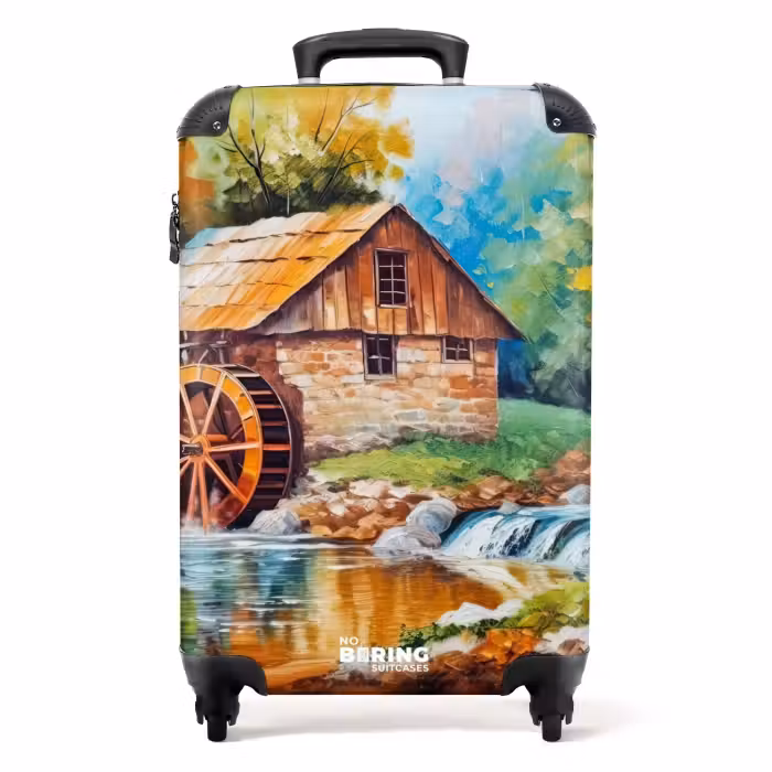 Koffer - Landschap - Schilderij - Huis - Kunst - Herfst
