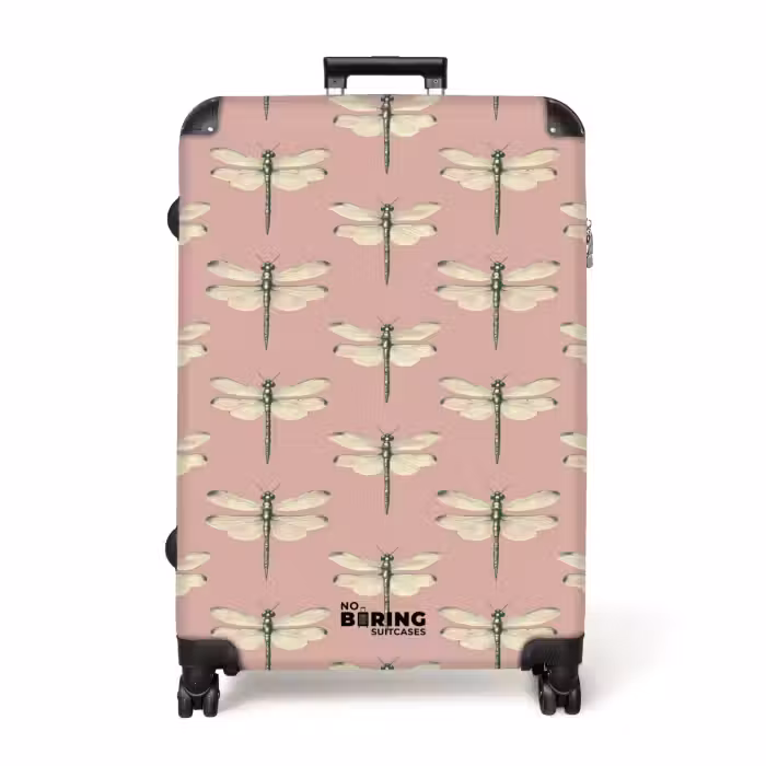 Koffer - Lillibellen - Patroon - Roze