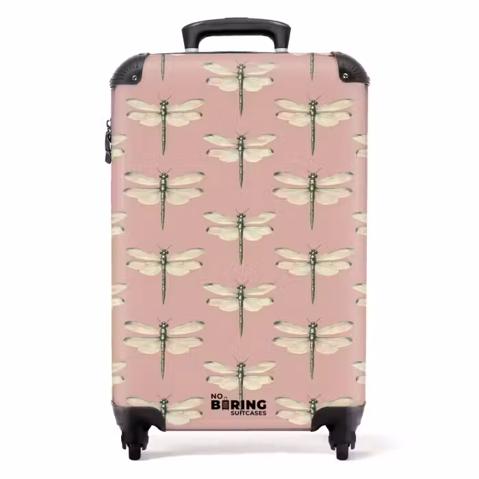 Koffer - Lillibellen - Patroon - Roze